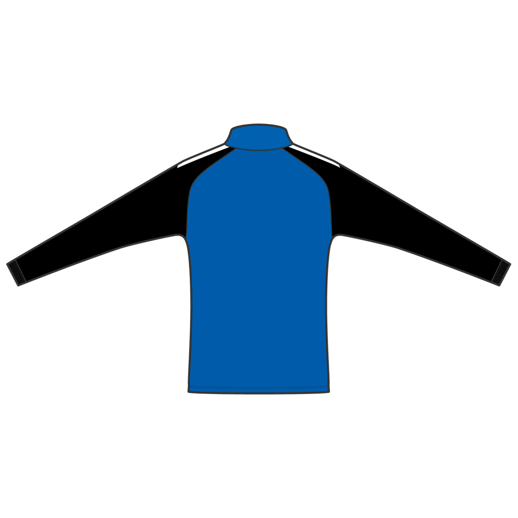 teamLIGA 1/4 Zip Top W Blau 02