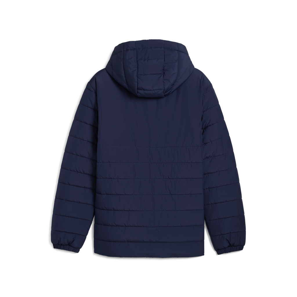 Teamadditions Wattierte Jacke Mit Kapuze, Blau
