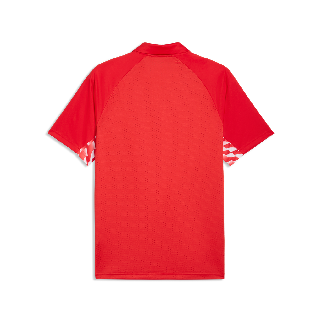 teamLIGA26 Sideline-Poloshirt Rot