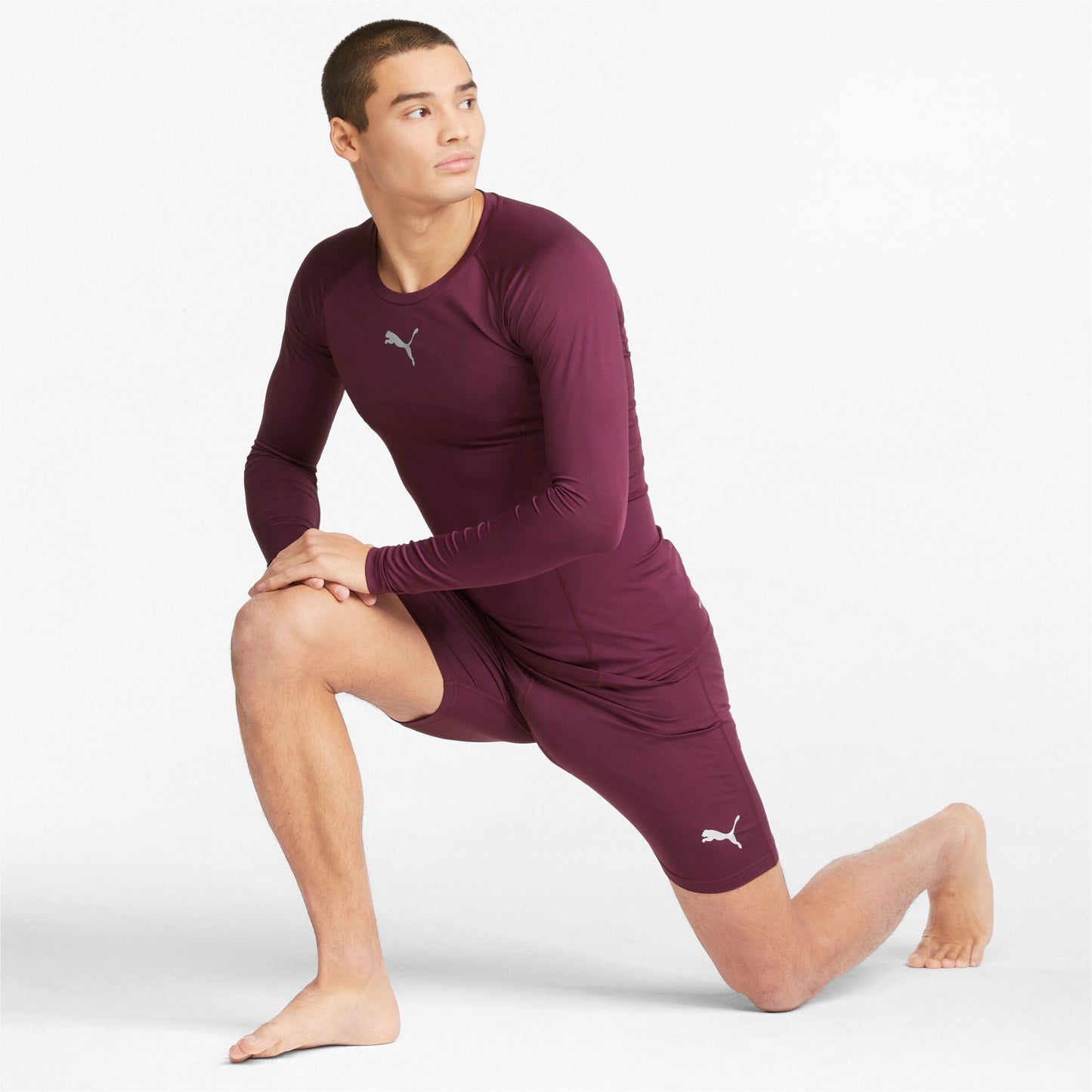 LIGA Baselayer majica LS Ljubičasta