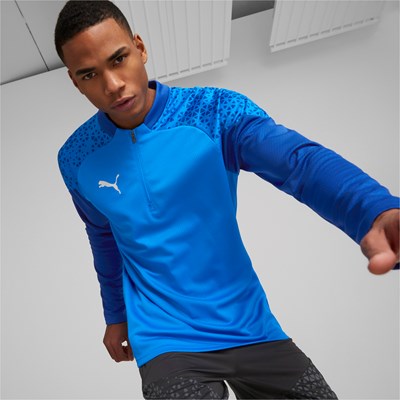 teamCUP Trening 1/4 Zip Top Blue