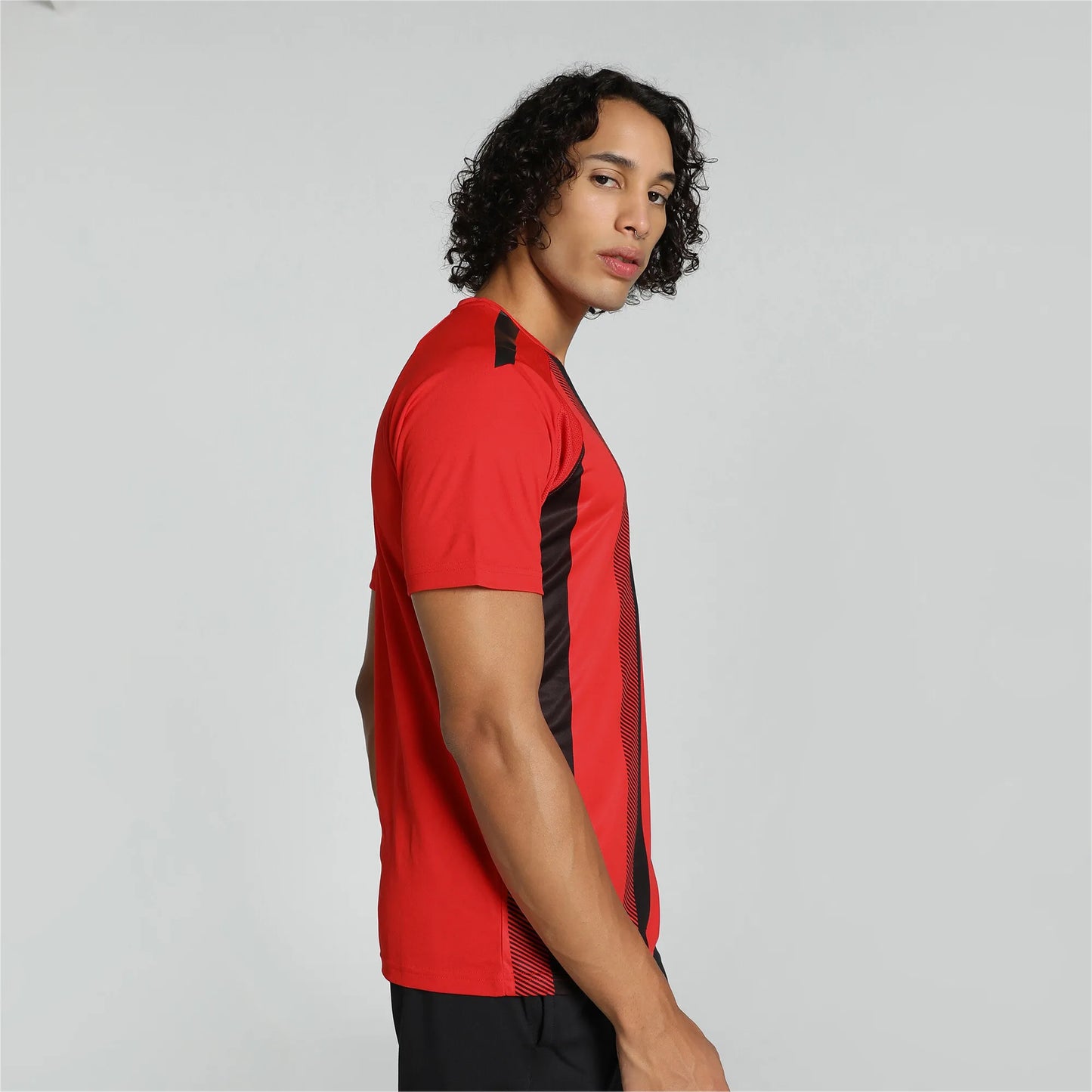 teamLIGA Gestreiftes Trikot Rot