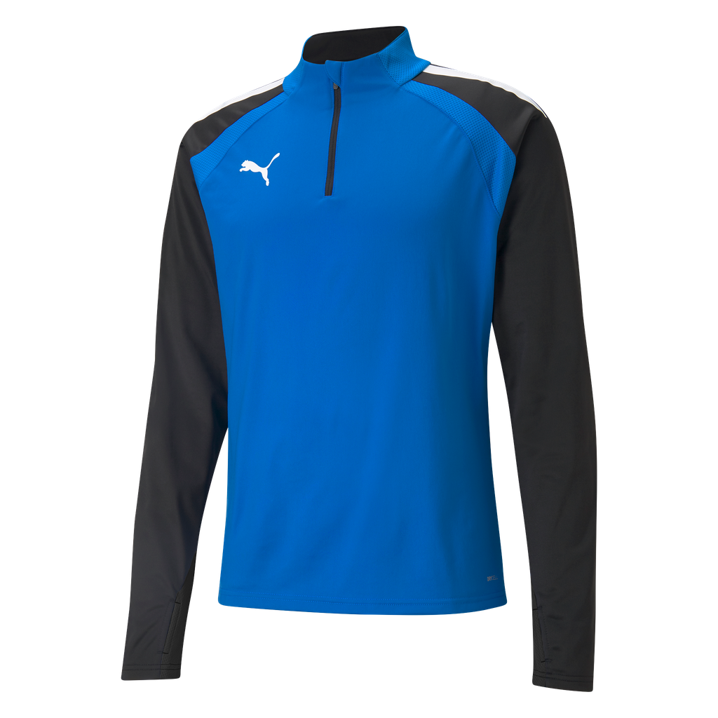 Teamliga 1/4 Zip Top Blau