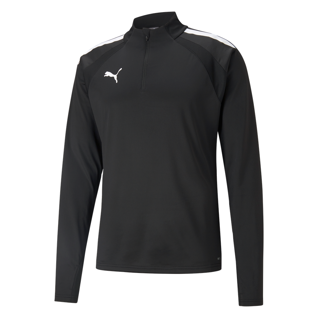 Teamliga 1/4 Zip Top Schwarz