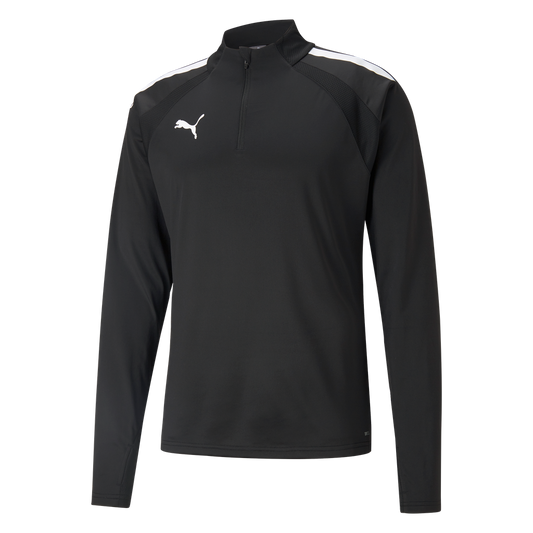 Teamliga 1/4 Zip Top Schwarz