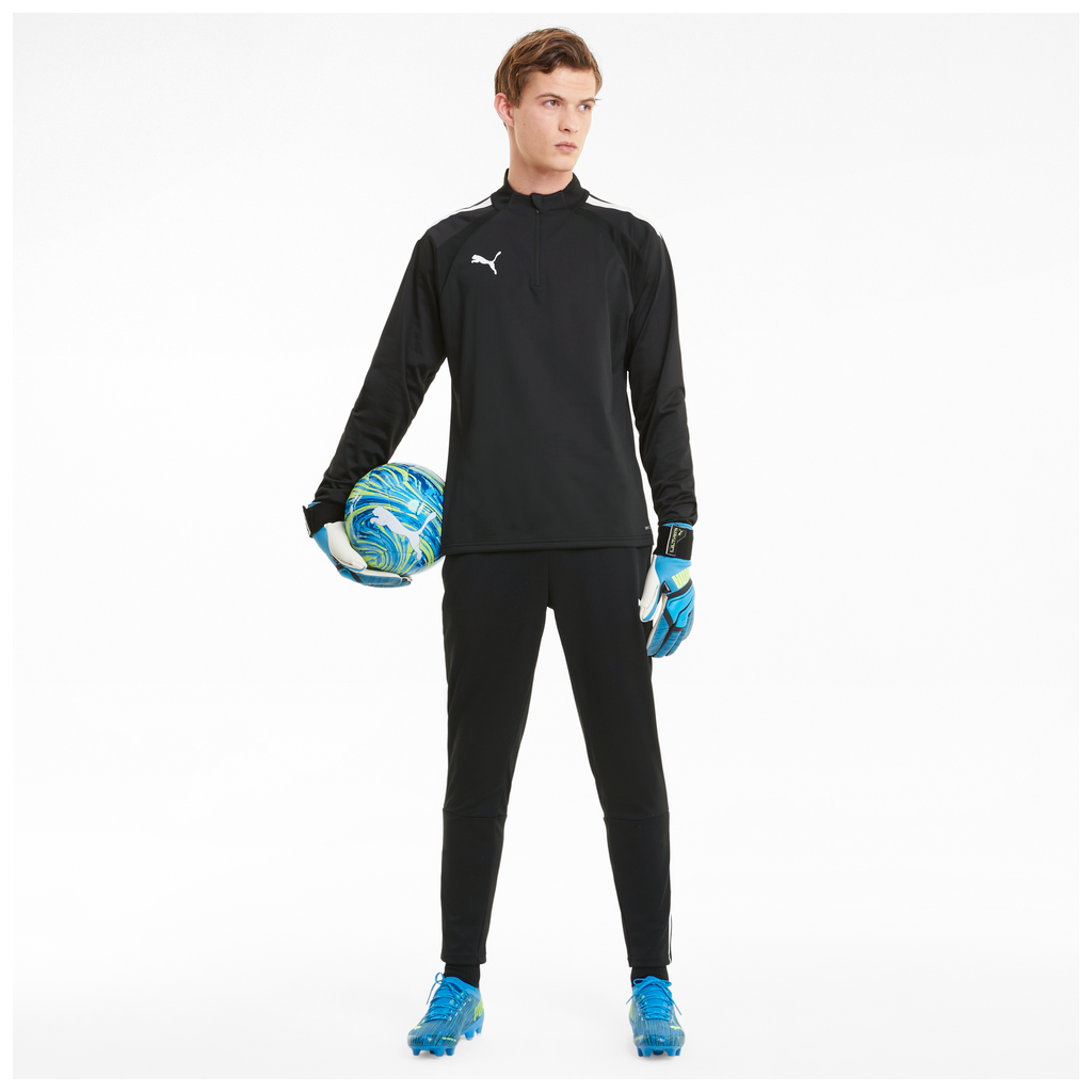Teamliga 1/4 Zip Top Schwarz