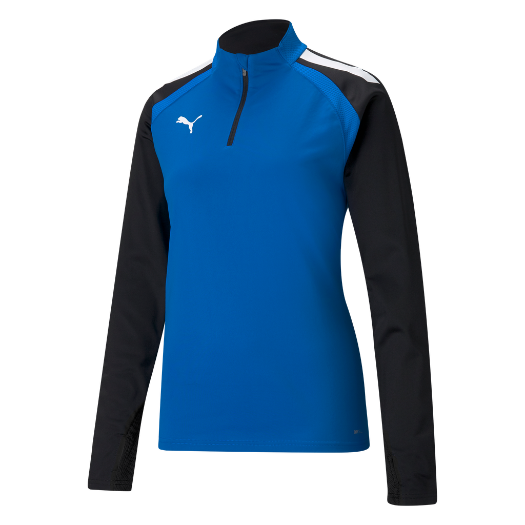 teamLIGA 1/4 Zip Top W Blau 02