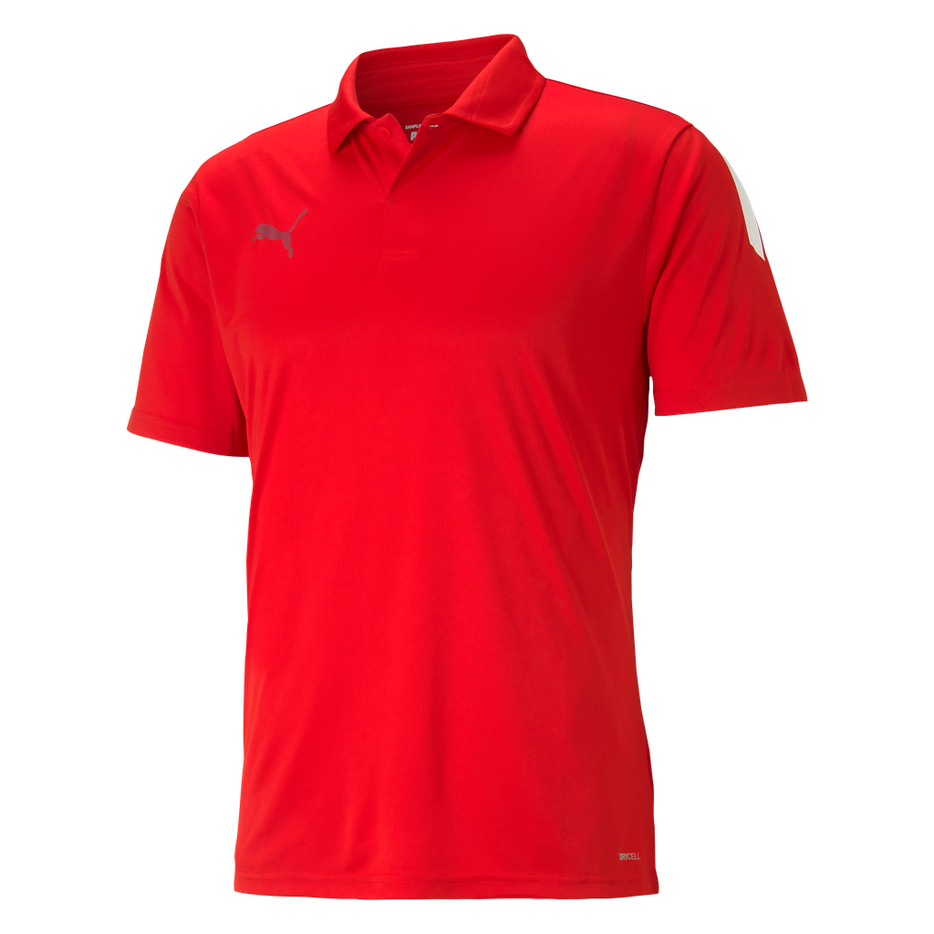 teamLIGA Sideline Polo Rot