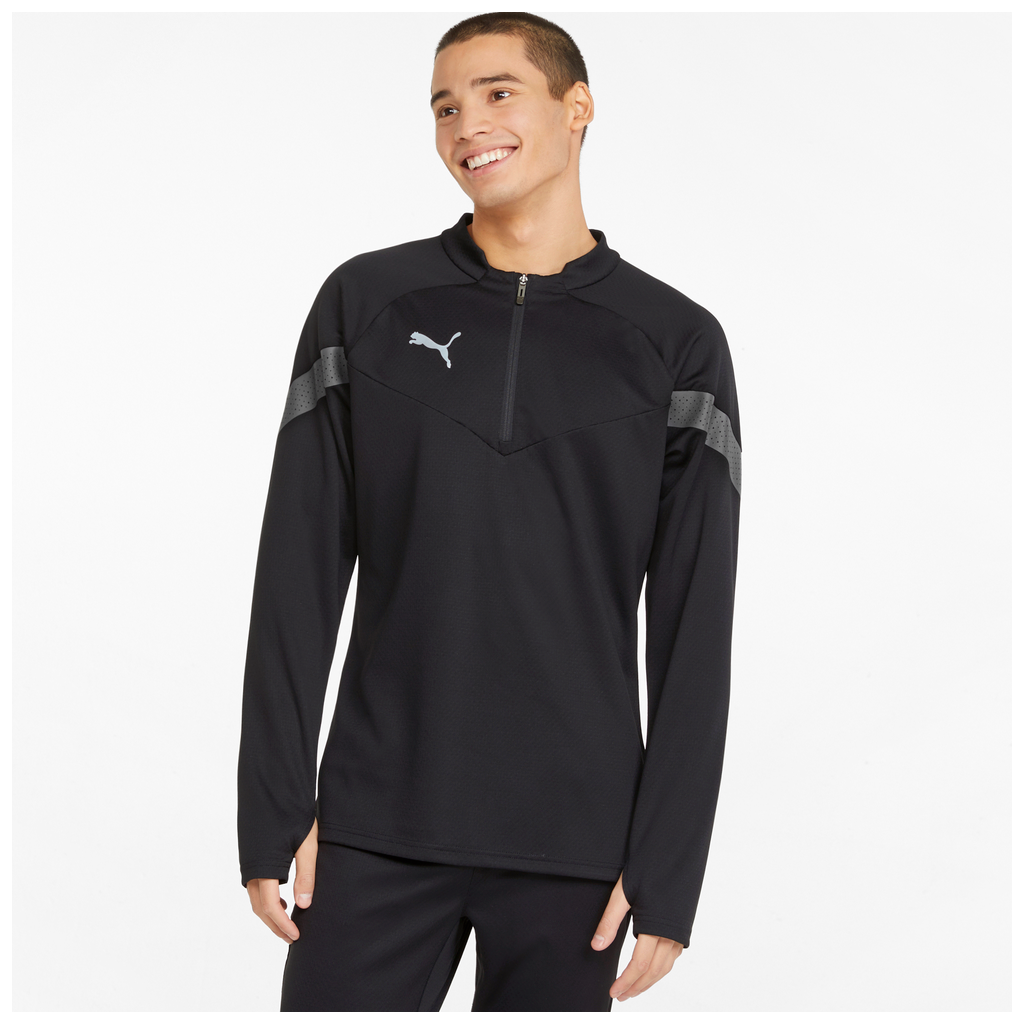 Teamfinal Training 1/4 Zip Top Schwarz