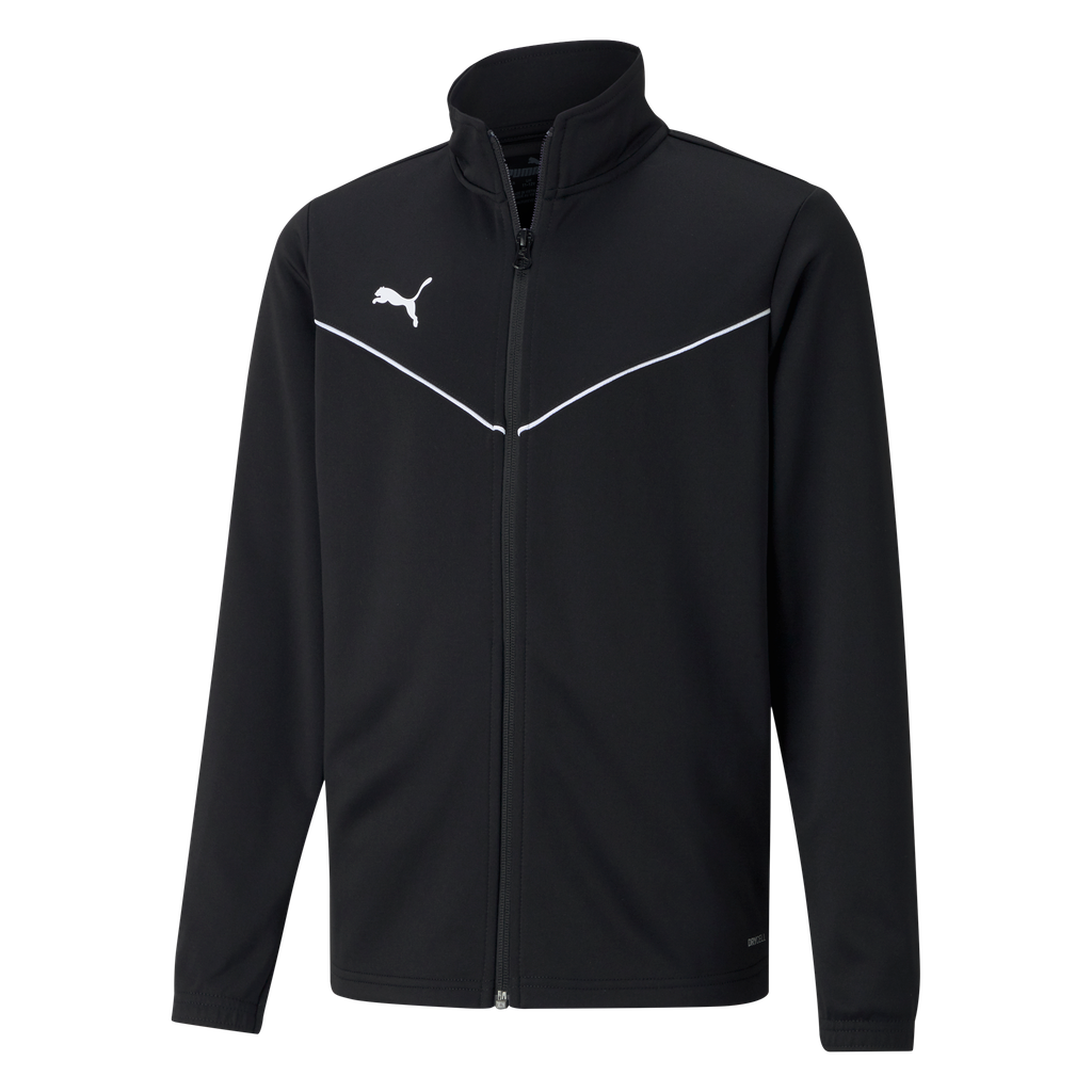 teamRISE Training Poly Jacket Jr Schwarz