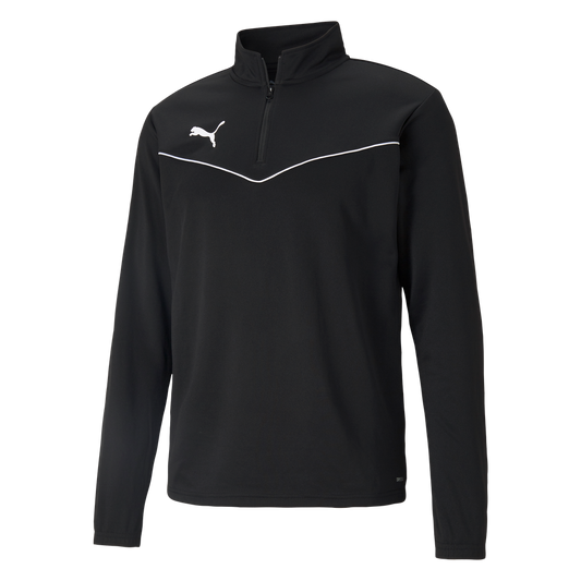 teamRISE 1/4 Zip Top Schwarz
