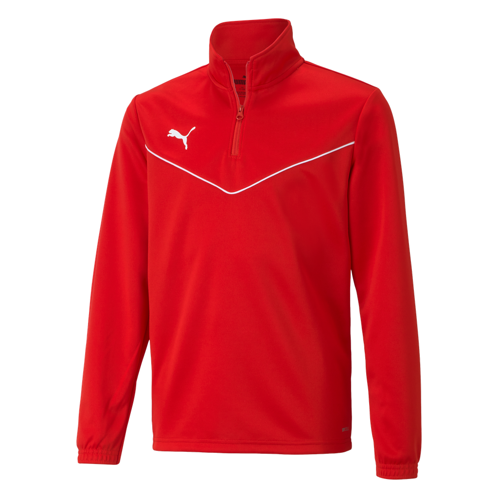 teamRISE 1/4 Zip Top Jr Rot