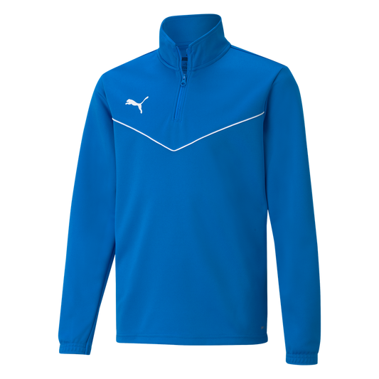 teamRISE 1/4 Zip Top Jr Blau 02
