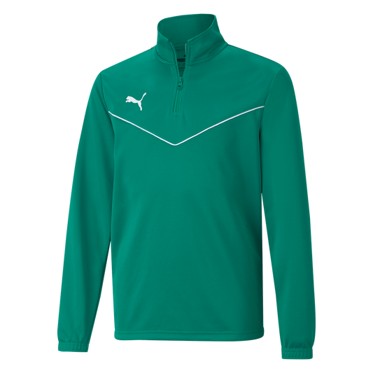 teamRISE 1/4 Zip Top Jr Grün