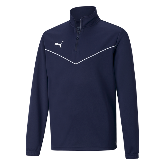 teamRISE 1/4 Zip Top Jr Blau 06