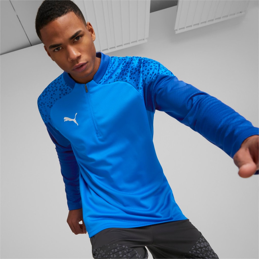 teamCUP Training 1/4 Zip Top Blau (657982-02)