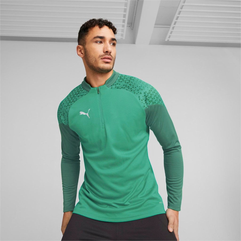 teamCUP Training 1/4 Zip Top Grün (657982-05)