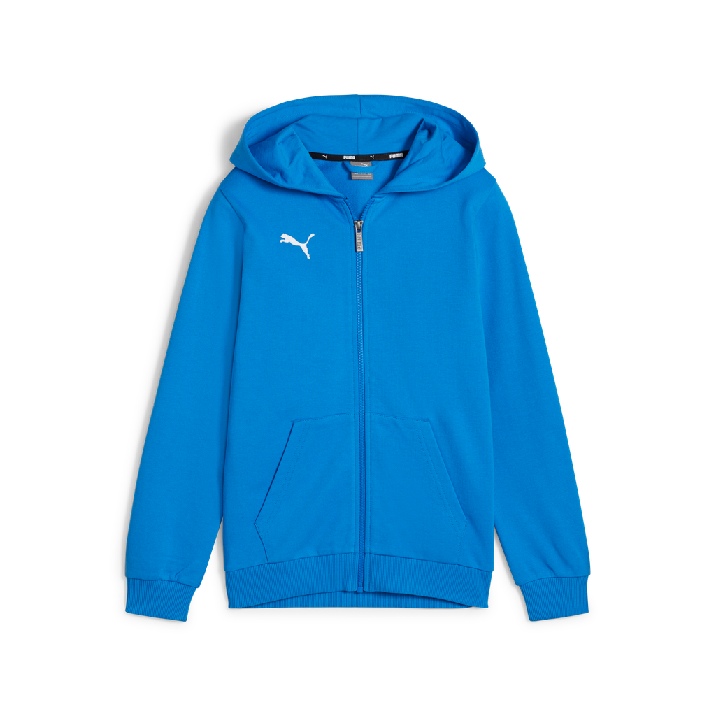 Teamgoal Casuals Hooded Jacket Jr Blau 02