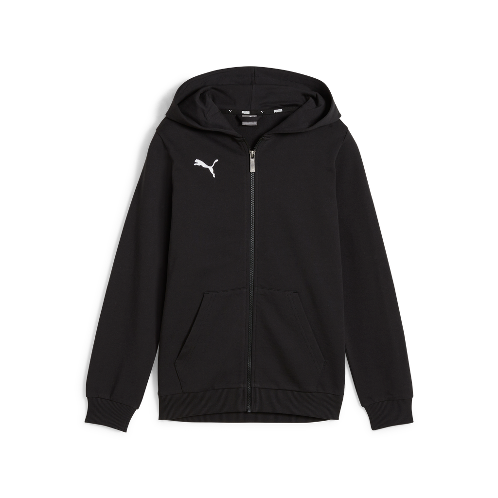 Teamgoal Casuals Hooded Jacket Jr Schwarz