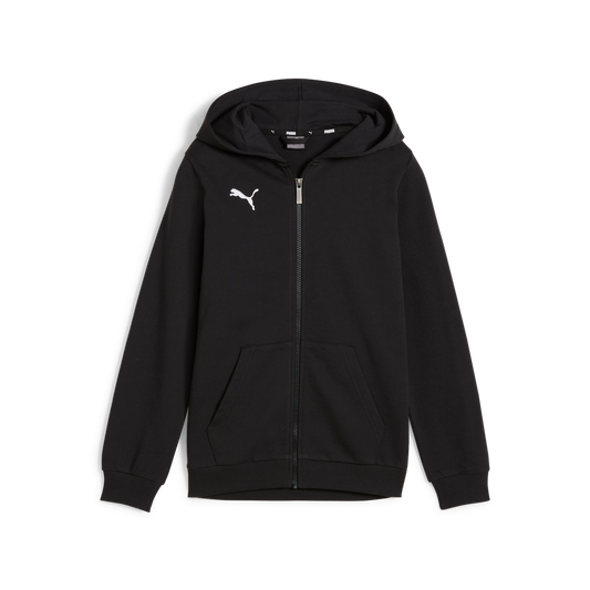 Teamgoal Casuals Hooded Jacket Jr Schwarz