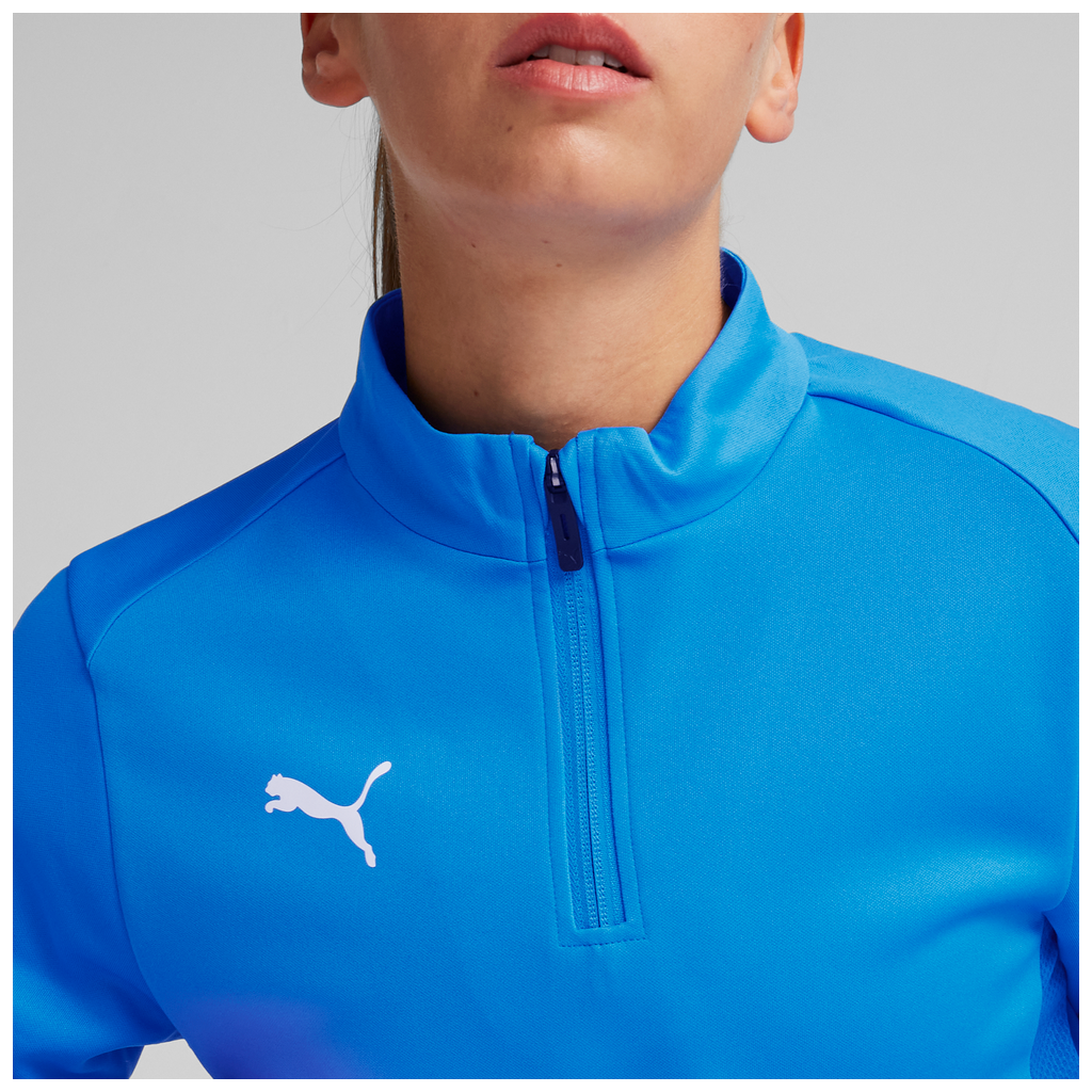 Teamgoal Training 1/4 Zip Top Wmn Blau 02