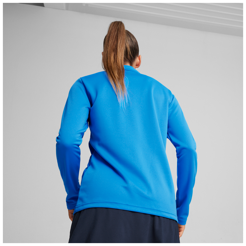 Teamgoal Training 1/4 Zip Top Wmn Blau 02