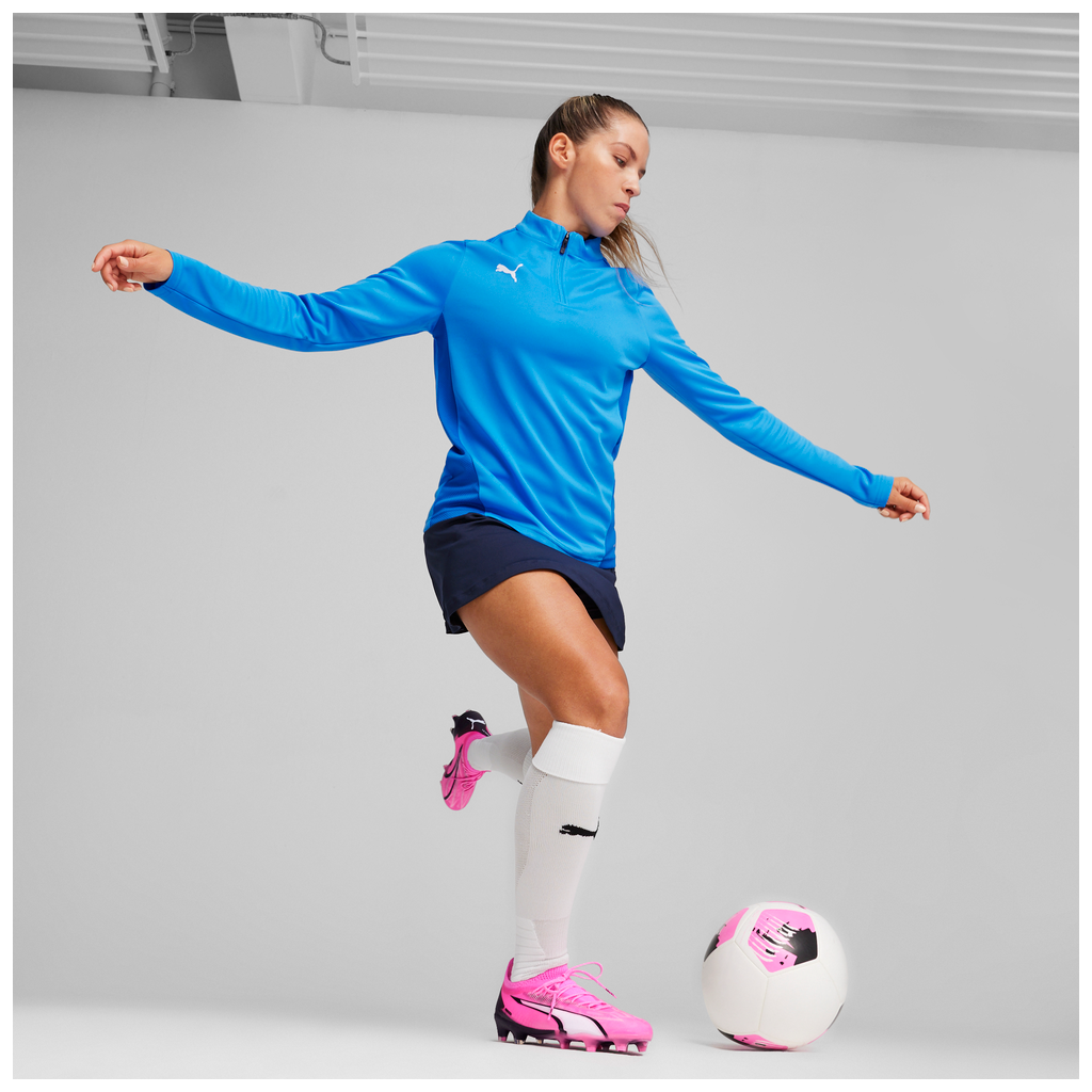 Teamgoal Training 1/4 Zip Top Wmn Blau 02