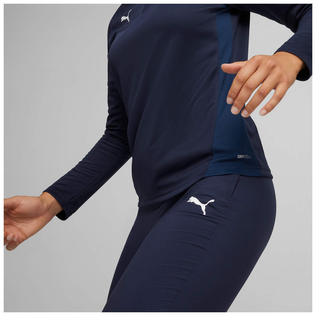 Teamgoal Training 1/4 Zip Top Wmn Blau 06