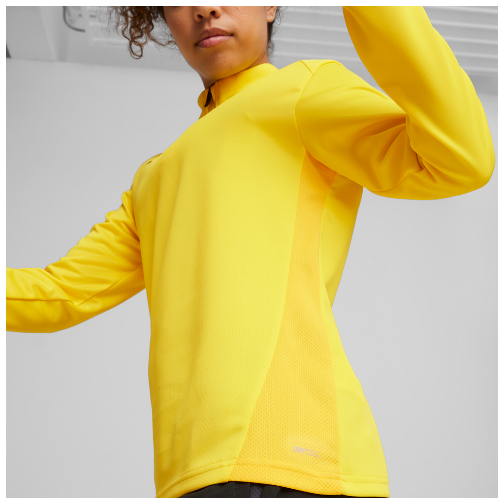 Teamgoal Training 1/4 Zip Top Wmn Gelb