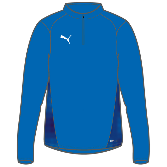 Teamgoal Training 1/4 Zip Top Jr Blau 02