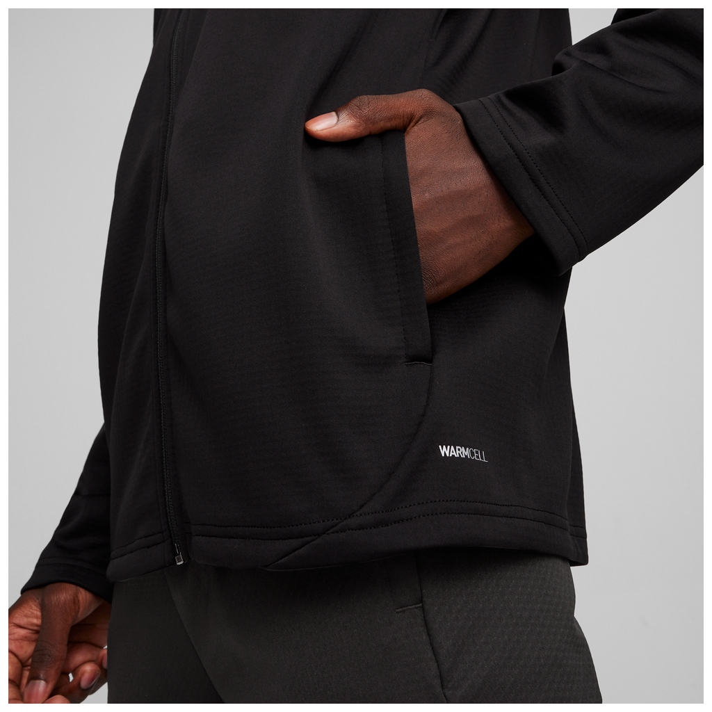 teamFINAL Trainings-Fleecejacke Schwarz