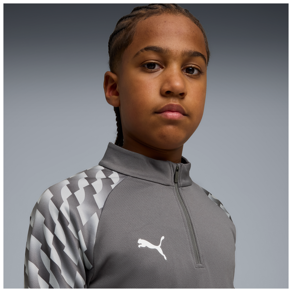 teamLIGA26 Training 1/4 Zip Top Jr Grau