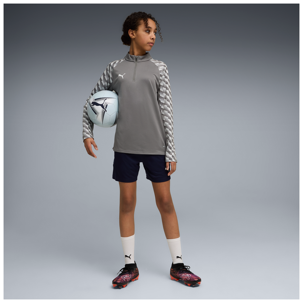 teamLIGA26 Training 1/4 Zip Top Jr Grau