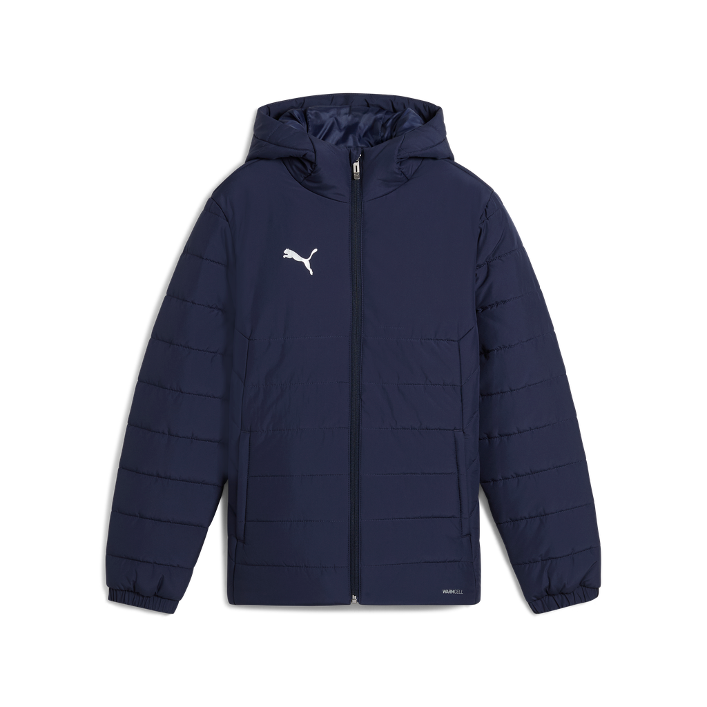Teamadditions Hooded Wattierte Jacke Jr Blau