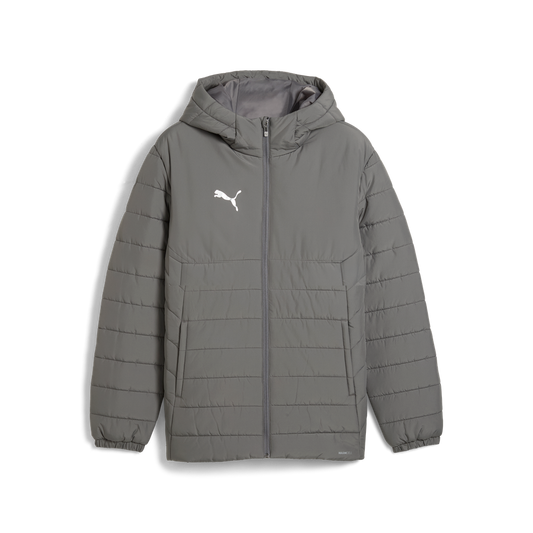 Teamadditions Wattierte Jacke Mit Kapuze, Grau
