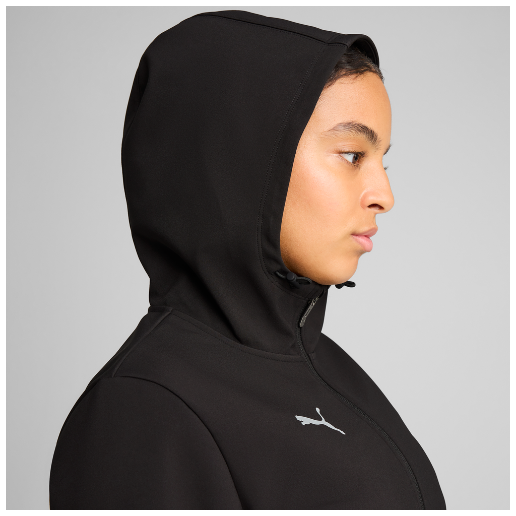 Teamadditions Softshell+ Jacke Wmn Schwarz
