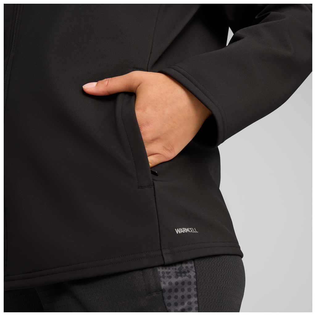 Teamadditions Softshell+ Jacke Wmn Schwarz