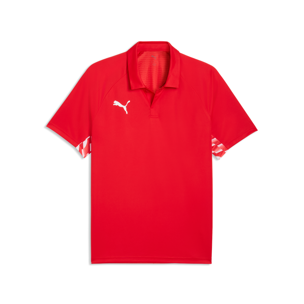 teamLIGA26 Sideline-Poloshirt Rot