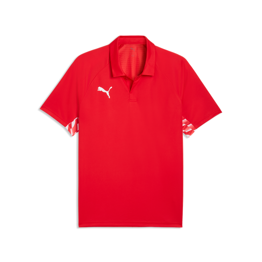 teamLIGA26 Sideline-Poloshirt Rot
