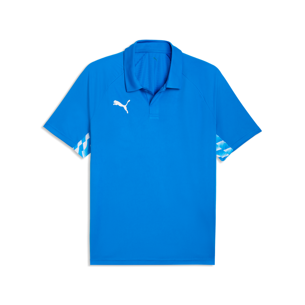 teamLIGA26 Sideline-Poloshirt Blau 02