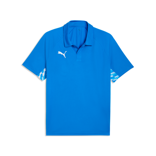 teamLIGA26 Sideline-Poloshirt Blau 02