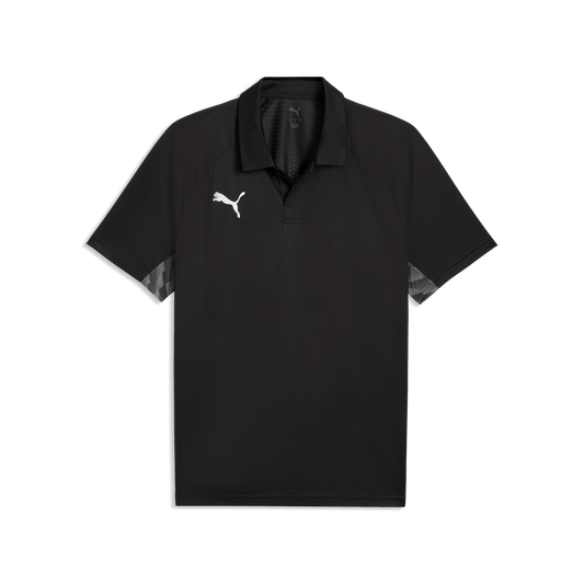 teamLIGA26 Sideline-Poloshirt Schwarz