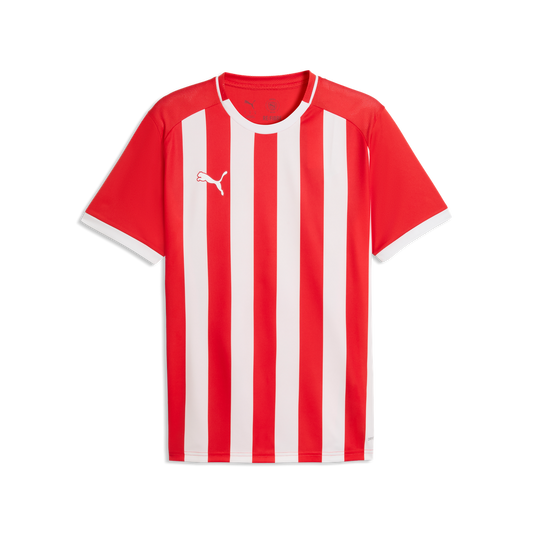 teamLIGA26 Gestreiftes Trikot Rot 01