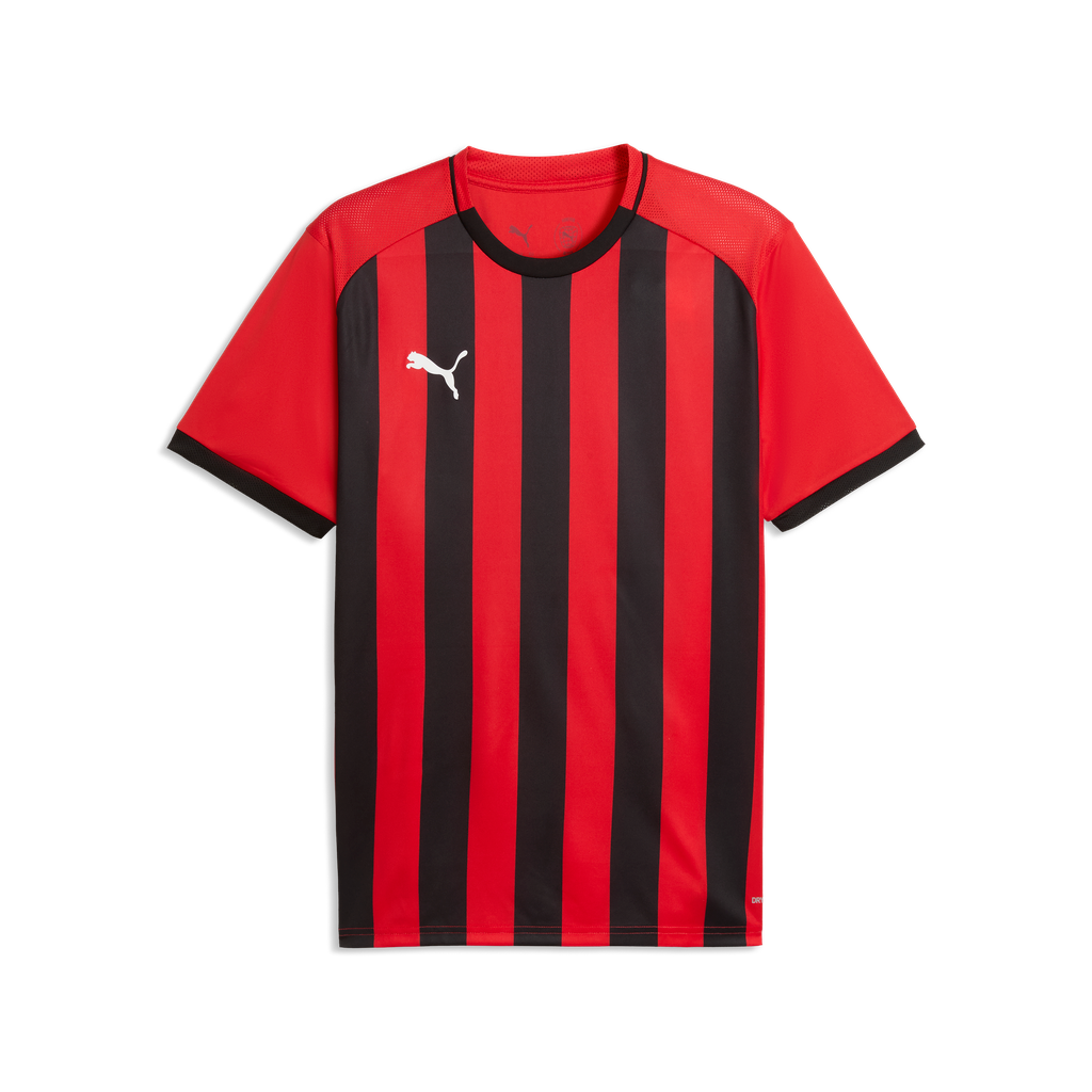 teamLIGA26 Gestreiftes Trikot Rot 11