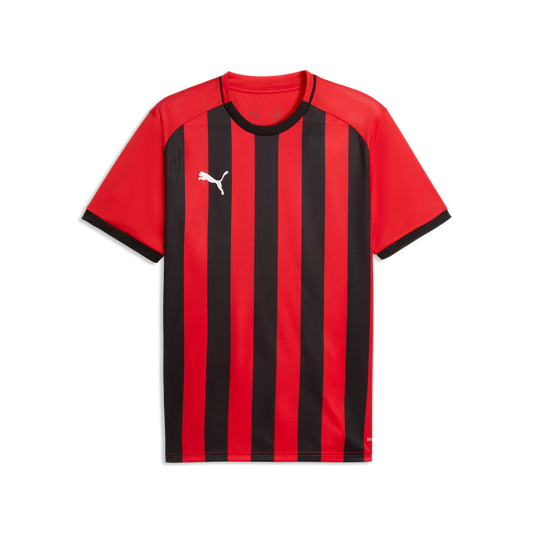 teamLIGA26 Gestreiftes Trikot Rot 11