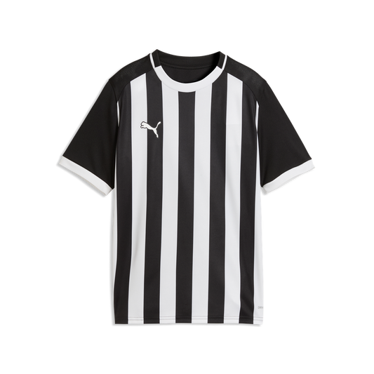 teamLIGA26 Gestreiftes Trikot Jr Schwarz