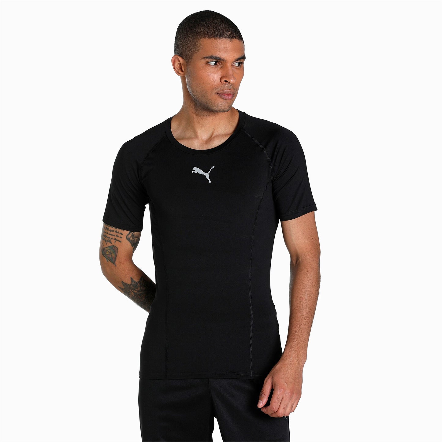 LIGA Baselayer Tee SS Schwarz