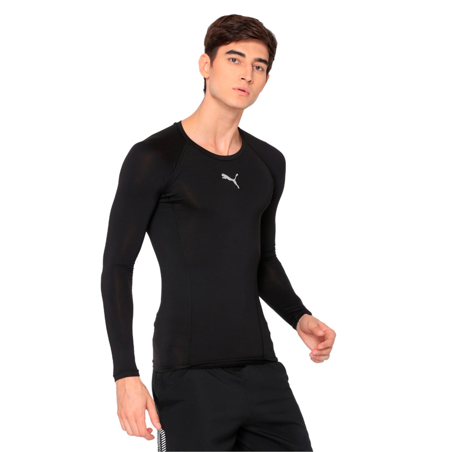 LIGA Baselayer Tee LS Schwarz