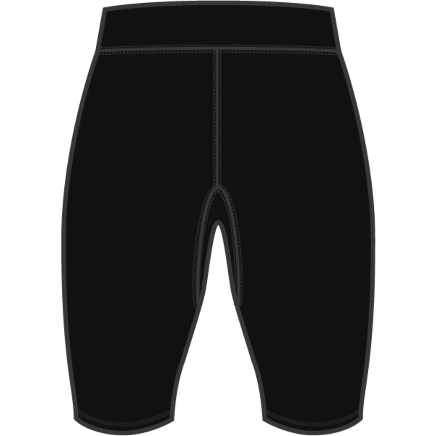 LIGA Baselayer Short Tight Schwarz