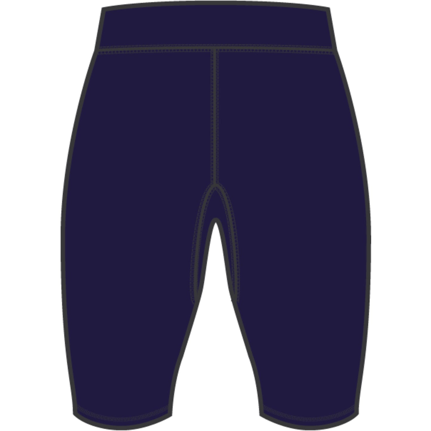 LIGA Baselayer Short Tight Blau